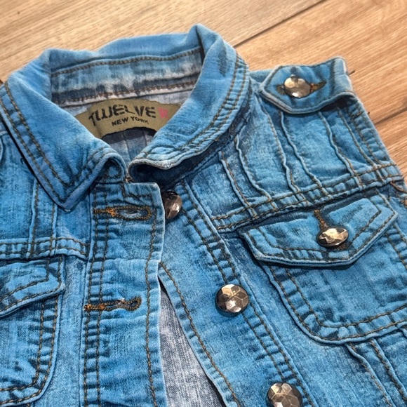 Blue Denim Kids Vest size 2t - Picture 2 of 5